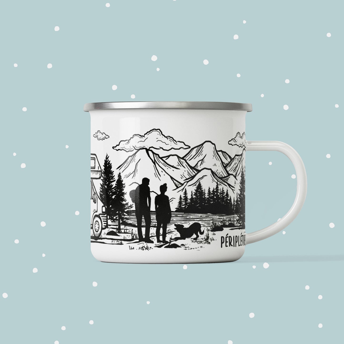 🆕 TASSE MUG CAMPING-CAR  🇫🇷