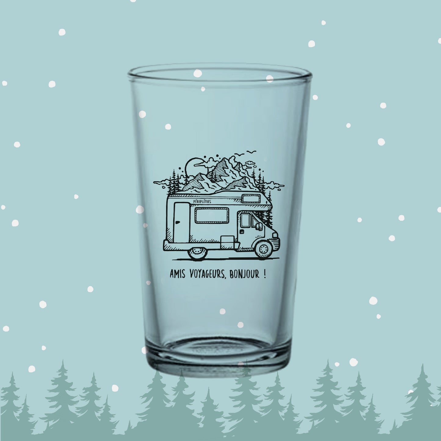 🍺 VERRE À BIÈRE CAMPING-CAR 🇫🇷
